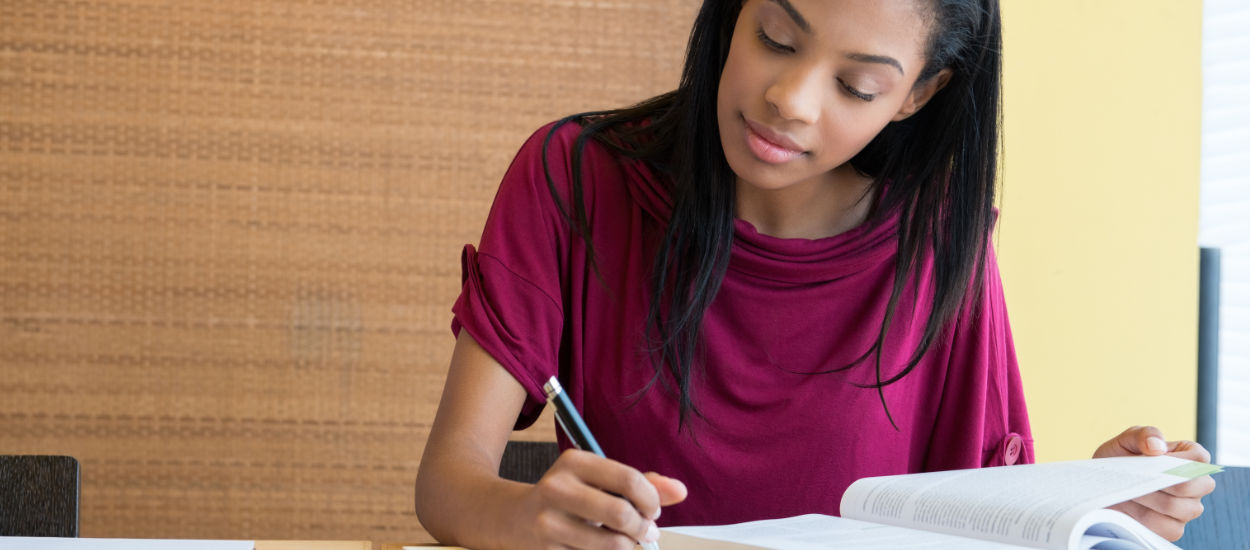 Girl Studying